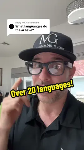 Replying to @KN they do over 20 different languages! Check it out! #aiglasses #meta #metaglasses #translation #tiktokshop 