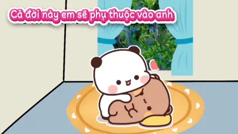 Làm keo dính, dính chặt lấy anh