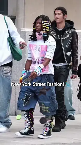 New York Street Fashion ✨️ ♥️ #OOTD #streetwear #fashiontiktok #fyp #viral 