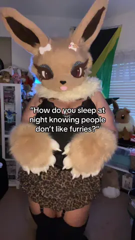 I’m indifferent to what you think! I simply don’t care! #furry #fursuit #eeveefursuit #pokemon #furryfandom 
