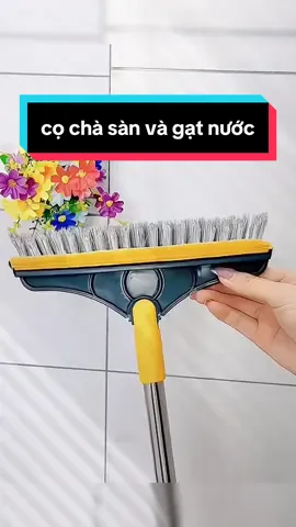 cọ chà sàn và gạt nước nhà tắm đầu xoay linh hoạt luồng lách mọi ngóc ngách #cochasan #choicovesinh #choichasan #choigatnuoc #choicosannhatam 