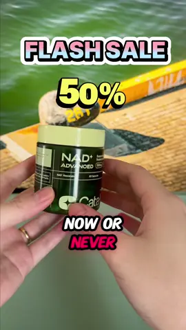 Don’t let age define your health- use NAD+ Advanced to renew your cells daily #healthy #sale #tiktokshop #nad #nadadvanced #catakor #catakornad #flashsale 