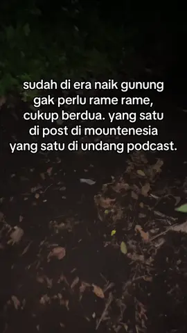 @bararingung pilih mountenesia atau podcast? #pendakifomo #pendakigunung #fyp #xyzbca #promoseruweekend 