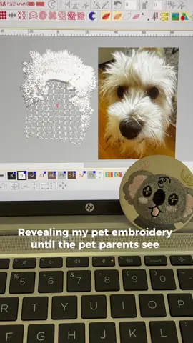 Any pet parents seeing this?👀Drop a photo in the comments, I wanna see your cuties 🐾#petembroidery #petparent #petportrait #giftforpetlovers #giftideas 