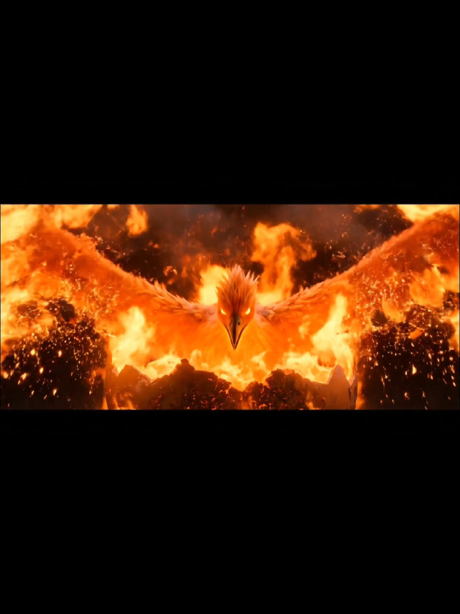 O Nascimento da Fênix  #fenix #mitologia #criaturasmitologicas 