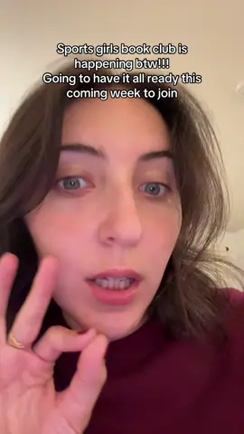 Sports girls book club is happening I promise!!! #sportsgirlsclub #sportsgirlsbookclub 