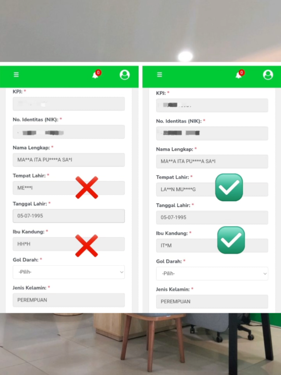 Beda Data Bisa Koreksi Valid  #bpjsketenagakerjaan #pencairanbpjs #bpjstk #jamsostek #fyppppppppppppppppppppppp 