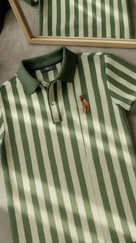 polo Shirt  Pria 2025 Pria Bergaris Lengan pendek #kaos #kaosdistro #polo #shirt #outfit 