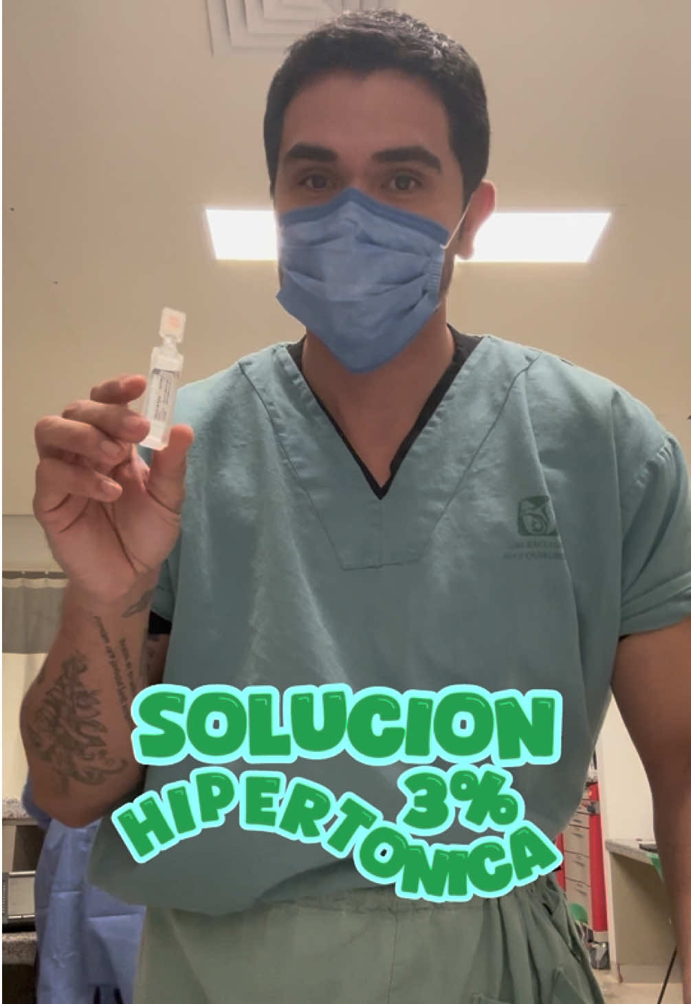 Ruiseñores buenas tardes! Aca es muy comun el uso del hiperton al 3% para distintos procesos, aqui te dejo una formula practica para graduar las soluciones a este porcentaje! Saludos #hipertonico #solucionsalina #solucion #enfermera #nurseben 