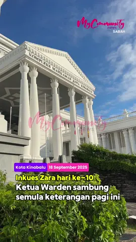 Hari ke-10 prosiding inkues Zara Ketua Warden, Azhari Abd Sagap, 31, menyambung semula keterangannya pada pagi ini.  Semoga ada keadilan buat adik Zara dan untuk semua.  #mcnsabah #mycommunitynewsabah #inkueszara