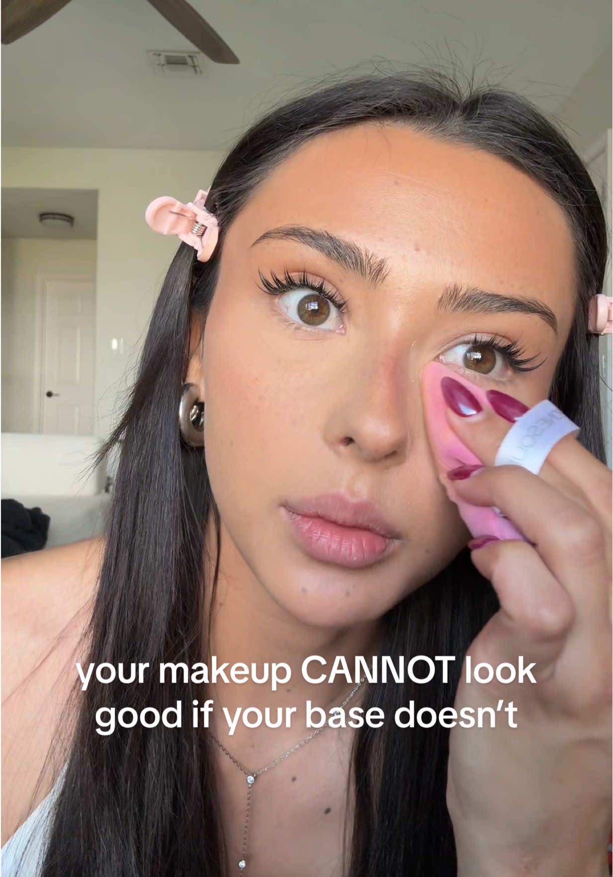 in depth base tutorial cause your makeup can’t look good if your base doesn’t!! ✨ products: @CeraVe @Kosas @NARS Cosmetics @tarte cosmetics @DIBSBEAUTY @realtechniques  #basemakeup #makeuptutorial #MakeupRoutine #basemakeuproutine 
