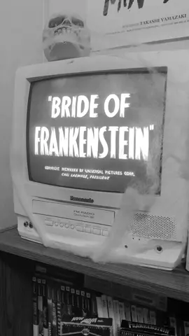 90 years of Bride of Frankenstein #brideoffrankenstein #halloween #vhs #horror #nostalgia 