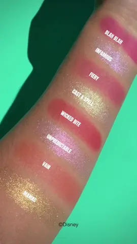 The spell has been cast 🪄 Our NEW Extreme Evil Jelly Blushes + Bad Rep Jelly Highlighters are here to deliver a beauty look infused with drama, power, and a touch of mischief 😏⁠ ⁠ Mix and match with shades inspired by Disney's Ursula, Maleficent, Evil Queen & Cruella de Vil to unleash a flush of color and glow that’s bold, bouncy, and totally legendary 🖤⁠ ⁠ Shop the wet n wild Disney Villains collection NOW @walmart (online & in-store) @walgreens ⁠Coming soon to @ultabeauty (online only) @amazon & wetnwildbeauty.com    