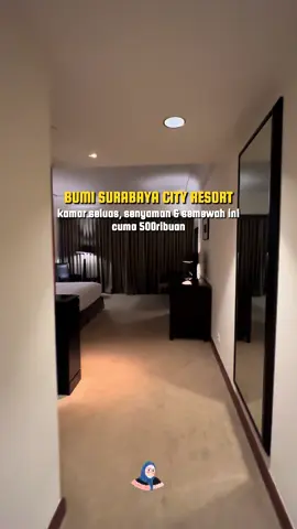 Booking Hotel Langsung Dari TikTok Bubund Rara Nggak Pakai Ribet Plus Dapat Diskon & Cashback Lho! Caranya Cukup Dengan Klik Tag Lokasi Berwarna Hijau “Bumi Surabaya City Resort” Dapatkan Disc. Up To 50% Plus Cashback Up To 350K Untuk Pemesanan Pertama Di TikTok Yuk Buruan Booking Voucher Hotelnya Sekarang Juga Karena Promo Ini Terbatas #GoAcademyHotelSep #JelajahAkhirPekan #HealingBarengKeluarga #StaycationAkhirPekan #HotelSurabaya 