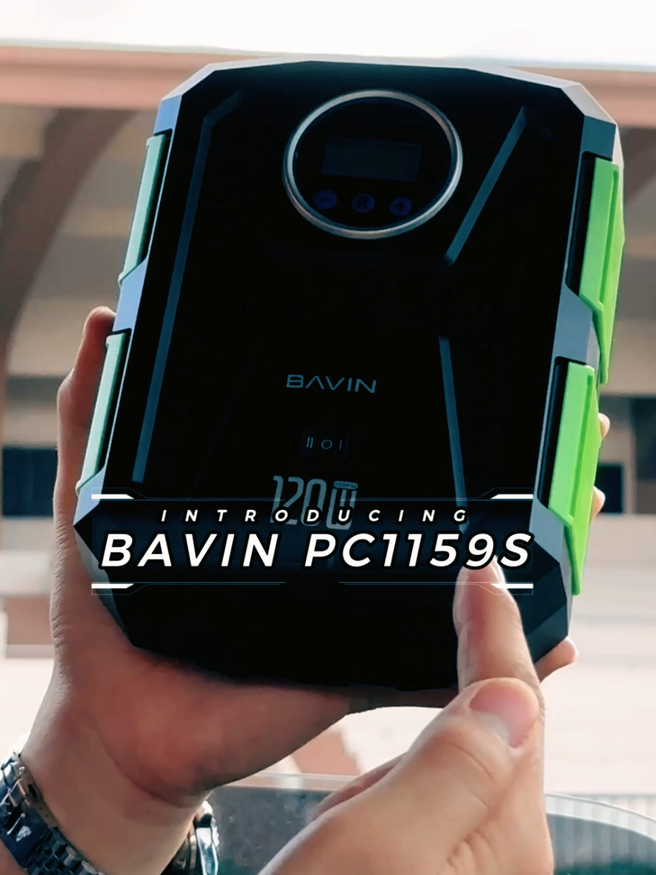 BAVIN PC1159S 12V Portable Digital Tire Inflator 150PSI for Car & Bike  #fypppppppppppppppppppppp #buynow #bavinofficialstore #tireinflator #bike 