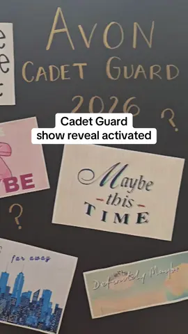 The Avon Cadet guard season is underway and we are excited to find out what their 2026 production is going to be ##showreveal##maybe