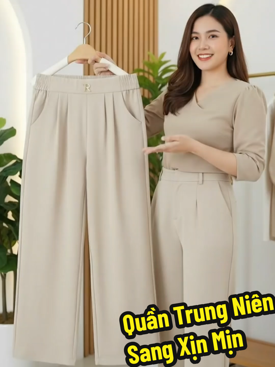 Quần trung niên nữ dài dáng #quanongsuongnu #quantrungnien #dotrungnien #xuhuong #shopdoxinhnu 
