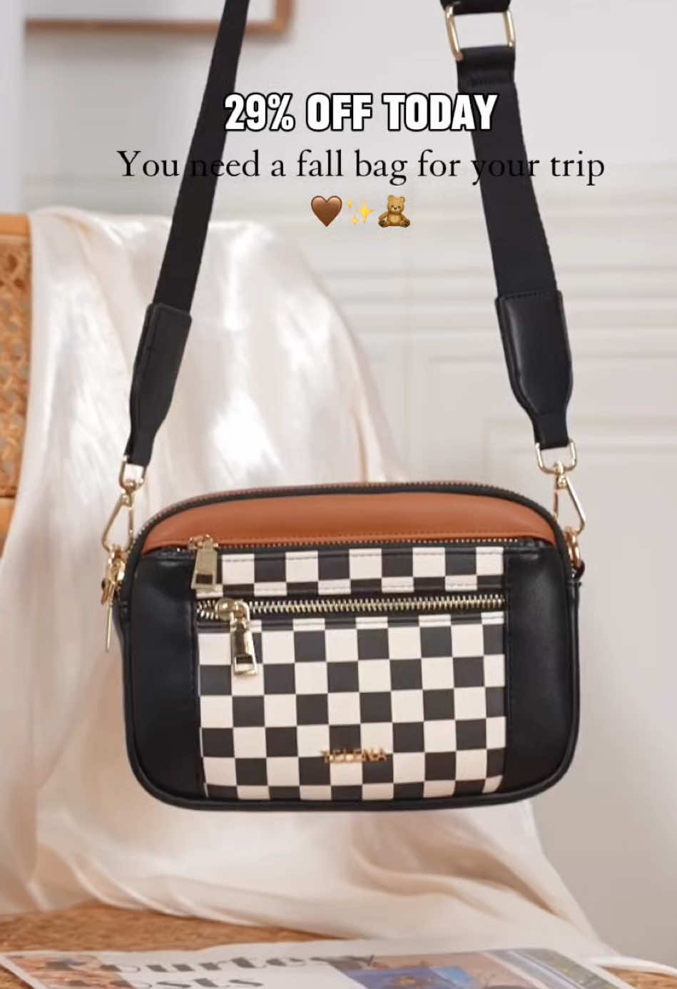Fall vibes for you✨🤎#telena #crossbodybag #leatherbag #fallfashion #fallfreshness 