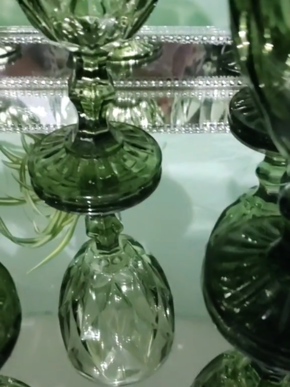 JOGO DE TAÇAS VERDE. ✨ Comenta EU QUERO nos comentários que envio o link da SHOPEE 🛒🥳      #shopee #achadinhos 