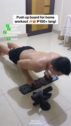 masarap ka na sana pero dami mo excuses hahaha o ayan check out mo na sa baba yung link 👇 #pushuprackboard #pushupboard #referredbytine 