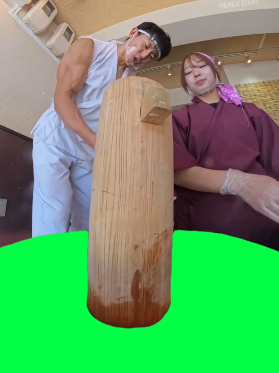 Use this CapCut green screen of a man and a woman making mochi—but instead of pounding the mochi, you can insert your own image or video in its place. Perfect for funny reaction edits, playful callouts, parody memes, or creative remixes. Great for creators looking to boost engagement with clever and eye-catching TikTok content. #greenscreenmeme  #capcuttemplate #mochimeme #reactionedit #hammertime 