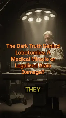 They called it a miracle cure… but lobotomies were one of history’s darkest medical horrors. Over 40,000 Americans — even children — had their brains scrambled with an ice pick in the name of science. 🧠⚠️ Forgotten stories like this remind us how terrifying history can be. Follow for more hidden history, dark medical practices, and the secrets they never taught you in school. #History #forgottenhistory #historytok #creepy #DidYouKnow 