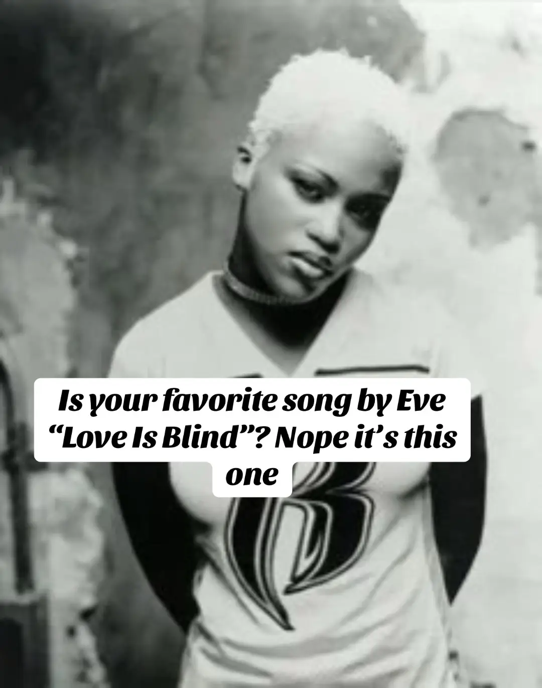 I know this song word for word, was obsessed with it #eve #rapper #philly 