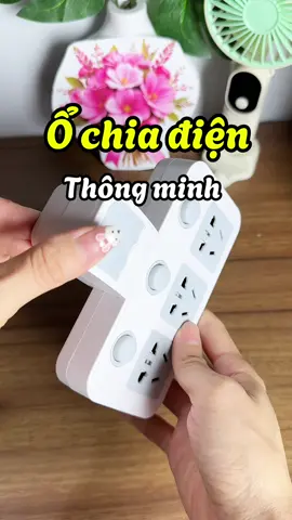 Ổ chia điện thông minh nhà nào cũng cần nè#ochiadien #ocamdien #ocamdienthongminh #ochiadienthongminh #maiphuongriviu 
