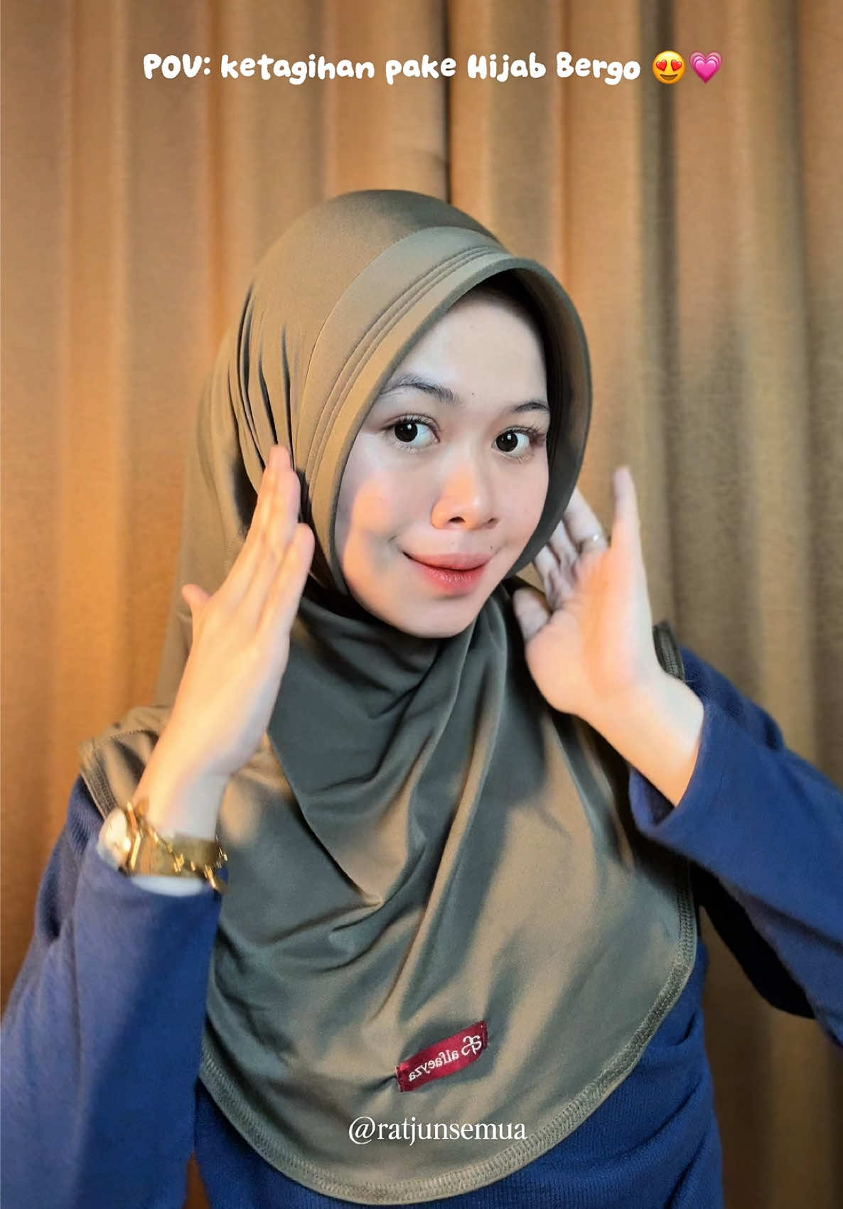 Cuci kering pake😂 @Alfaeyza_hijab #hijabbergo #bergohijab 