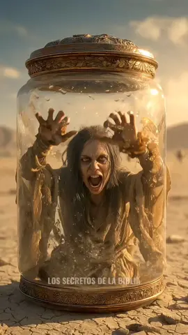 La mujer que fue encerrada en un jarrón, según la Biblia #Jesús #Biblia #Cristianismo #HistoriaBíblica 