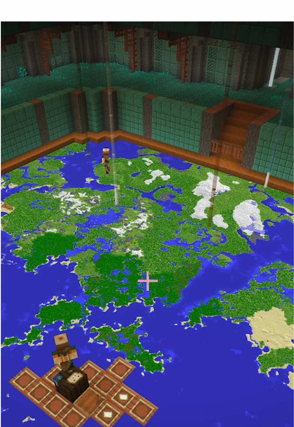 Working on making the 'Rapid Jump Transport' system even better! This is a vanilla, long-distance, instant teleportation system that you use by simply 'jumping' where you want to go on the map. I've been playing around to see if we can get the 'jump' itself to feel even better. I'm still not totally sure about the trapdoor/cobweb part, but I like popping out of the map at the location. If anyone has any suggestions on how to improve it further let me know! #Minecraft #minecraftbuilding #minecrafttutorial #fyp 