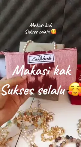 Makasi kak  Sukses selalu 🥰 #mutiaralombok #gelangmutiara 
