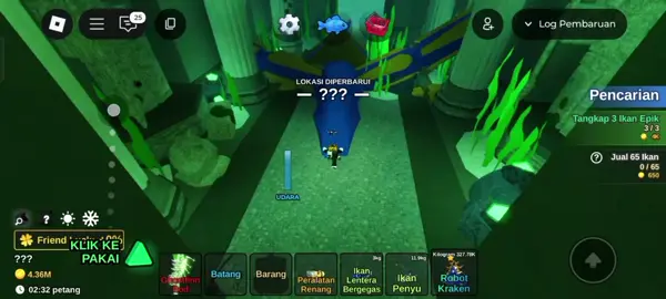 MARIII PULANGG CUYYY 😎🤙 #kraken #fishit #kraken #maripulang #gelangsepatugelang