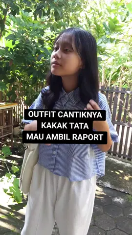 Semoga nilainya bagus ya kak #fyp  #kontenhiburan  #ibudananak  #anaklucu  #outfit 