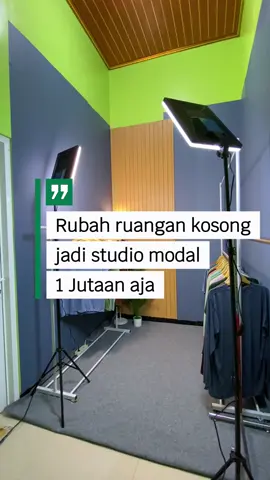 Budget mepet ternyata bisa bangun studio #studiolive #affiliate #affiliatemarketing 