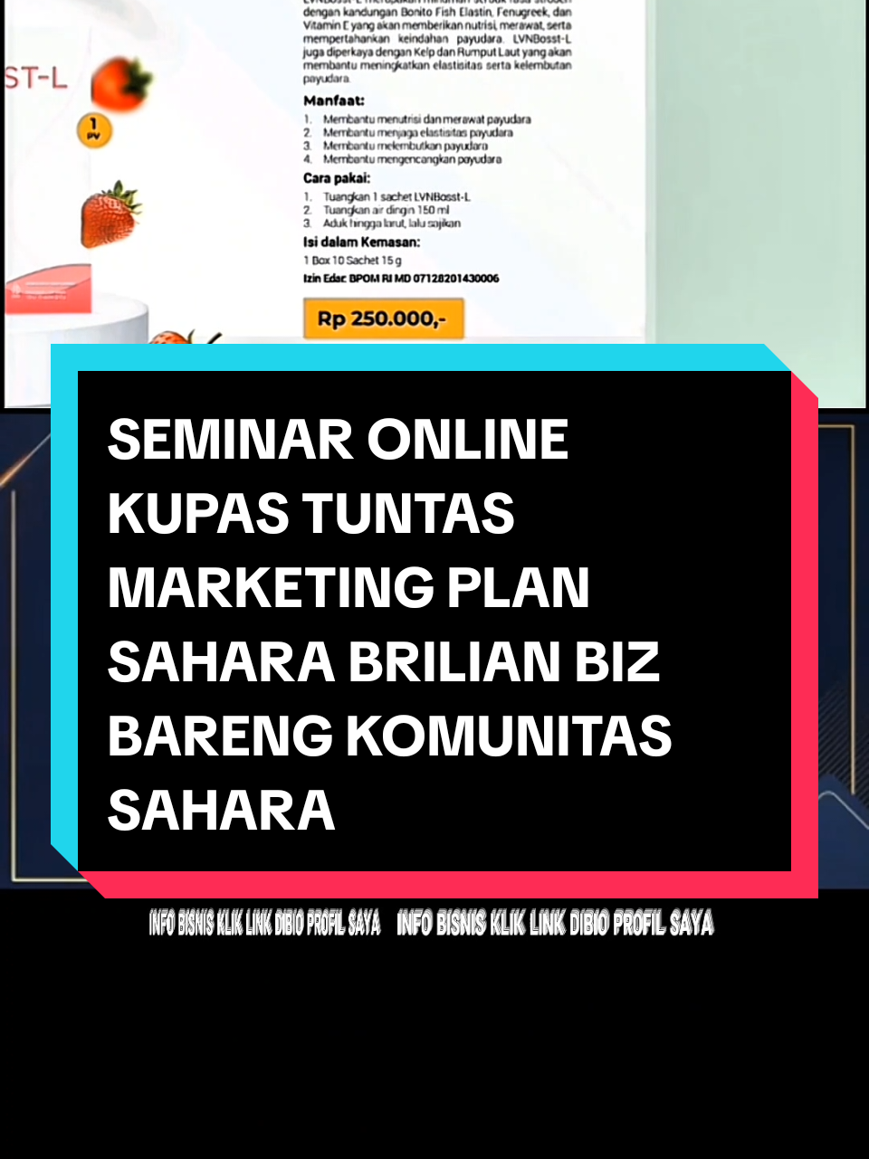 SEMINAR ONLINE KUPAS TUNTAS MARKETING PLAN SAHARA BRILIAN BIZ BARENG KOMUNITAS SAHARA #seminaronline #kupastuntas #marketingplan #saharabrilian  #ariesssahara 