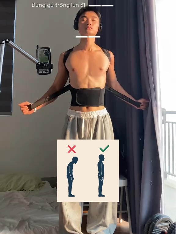 DAIGUD02 Đai gù lưng JUSTFIT hỗ trợ định hình , cải thiện vóc dáng