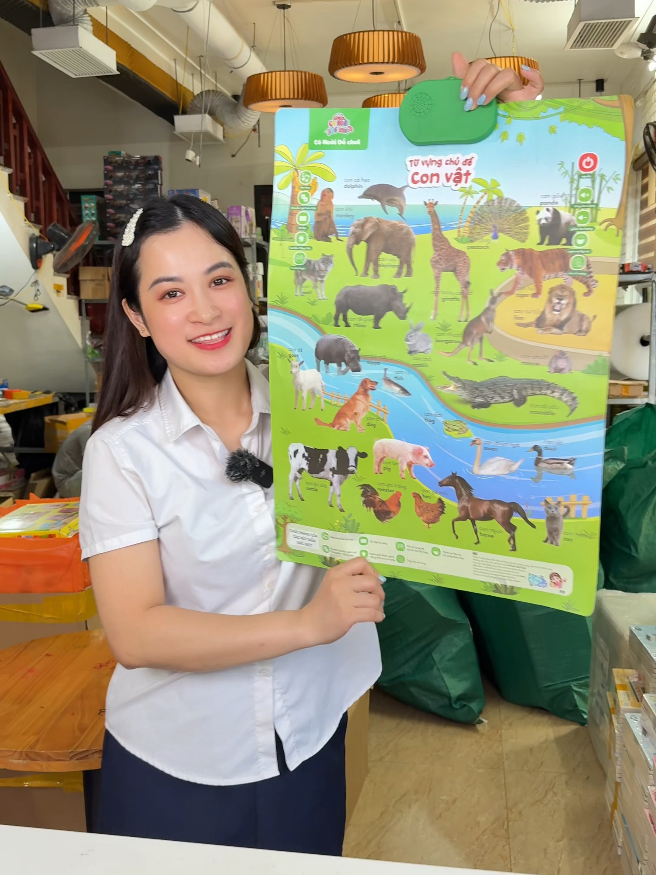 bảng từ vựng điện tử thông minh, cho bé vừa nhìn vừa nghe con sẽ ghi nhớ tốt hơn #cohoaidochoi #dochoichobe