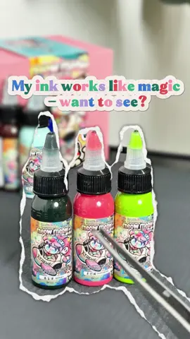 What would you like me to tattoo next with the Xtreme x MeowMeow ink set?@wormholepro #ink #xtremeoffroadpark #xtreme #tattooink #wormholeproink #wormholepro #wormhole #wormholetattoo #GetReadyforFashionWeek #Fallfreshness #tattoolovers