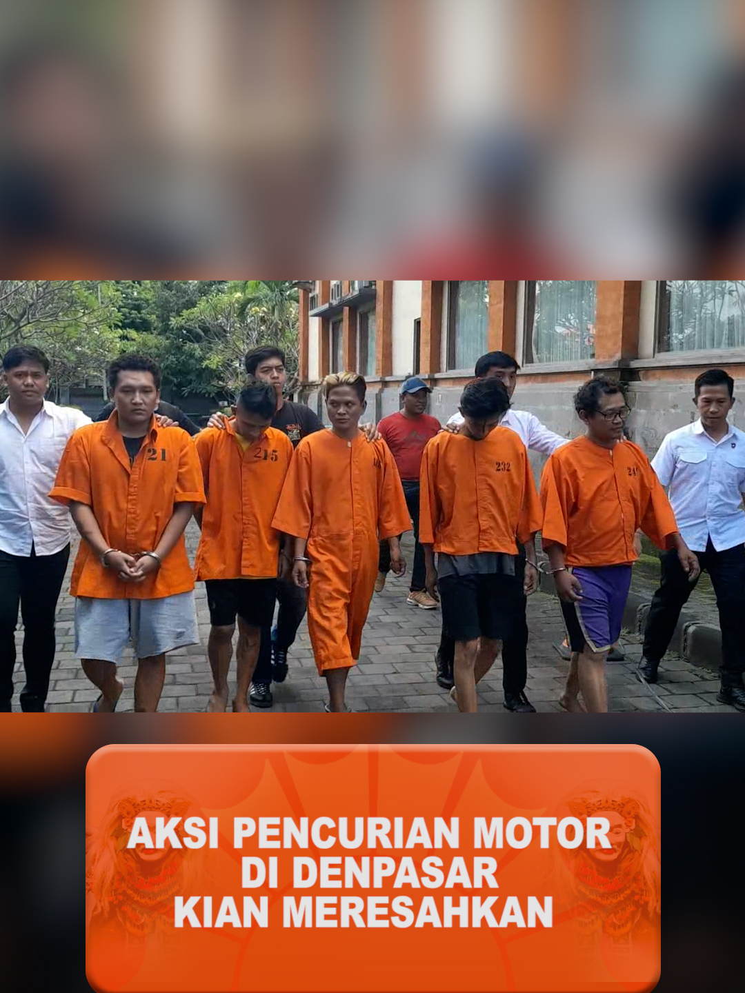 AKSI PENCURIAN MOTOR DI DENPASAR KIAN MERESAHKAN #curanmor #polsekdensel