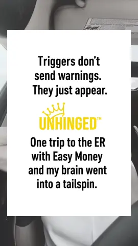 Triggers don’t knock—they just show up. One ER trip with Easy Money and my mind went full tailspin.#fyp #dv #divorce #narcissist #trauma 