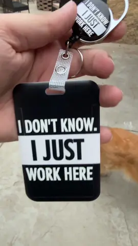 #ihatemyjob #ijustworkhere #idholder 