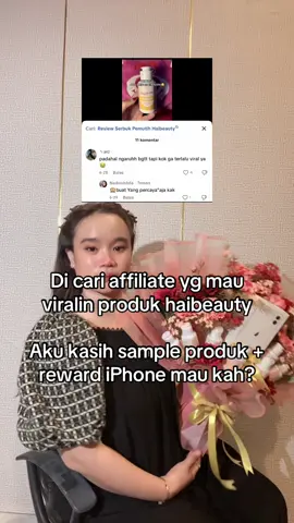 Siapa maukkk reward iPhone?😍#haibeauty 