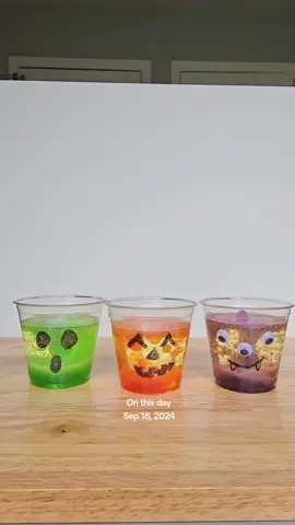DIY Halloween Lava Lamps🎃 #onthisday #halloween #kidscrafts #kidsactivities #fyp 