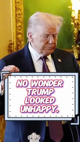 No wonder Trump looked unhappy.#fyp #foryou #tiktok #celebrity #entertainment #trump 