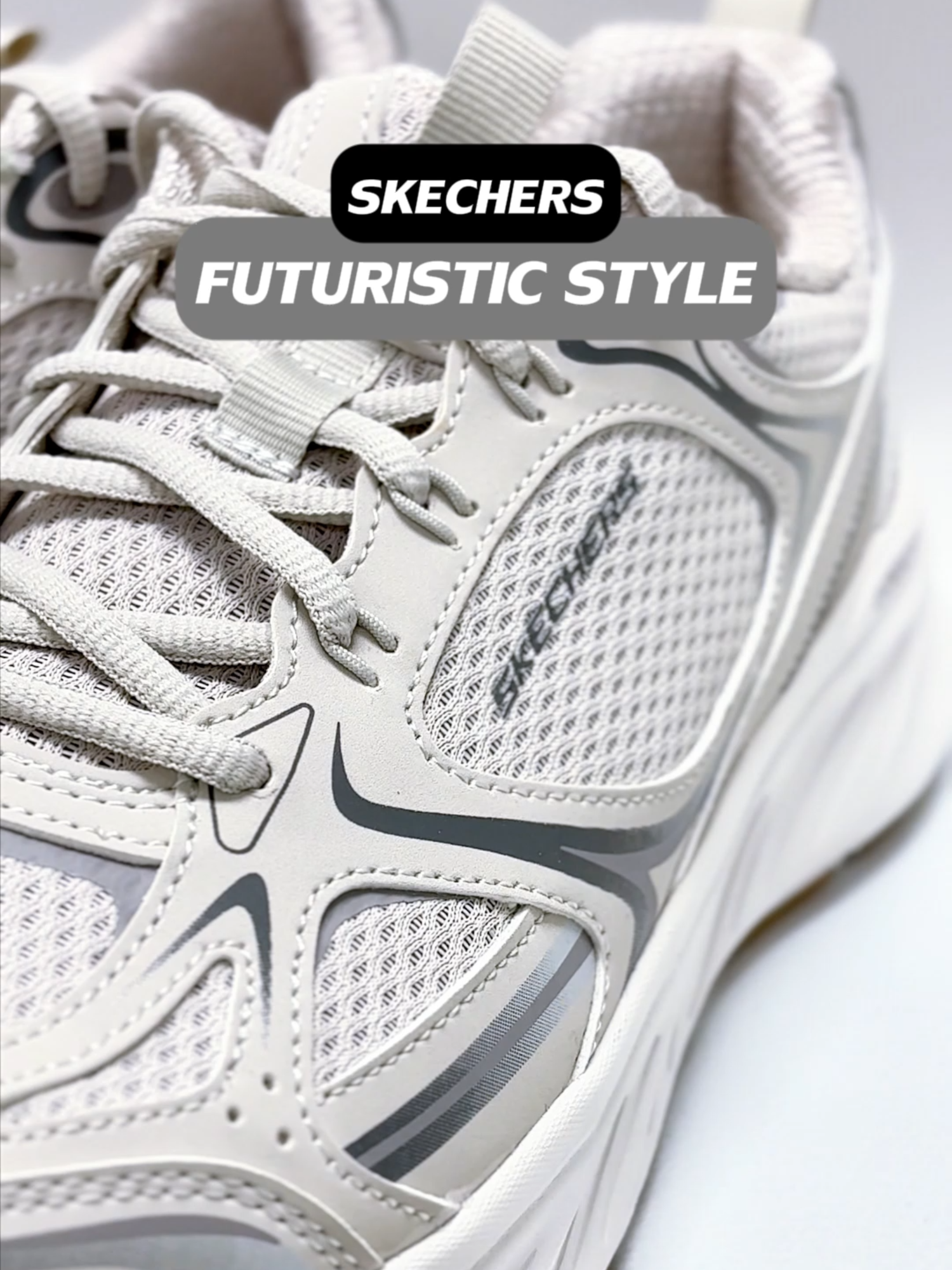 สาวๆคนไหนชอบสไตล์ Futuristic หรือ Cyber สีเทาครีมเท่ๆ ต้องคู่นี้เลยจ้าา🦾💿 Skechers Women Edgeride Silver Eclipse Casual Shoes #Skechers #Skechersperformance #Skechersthailand #สเก็ตเชอร์ส #รองเท้าผ้าใบ #ป้ายยาแฟชั่น #รองเท้าผู้หญิง #รีวิว #รองเท้าผ้าใบผู้หญิง #รองเท้าเดิน #ป้ายยาtiktok #cyberpunk #streetwear #techwear