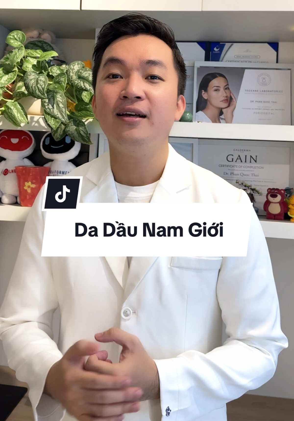 Da lúc nào cũng bóng nhẫy, đổ dầu quá nhanh? 😅 Bác sĩ chỉ ra lý do và cách xử lý chuẩn chỉnh cho anh em nè! #skincare #skincareroutine #DrThaiSkincare 