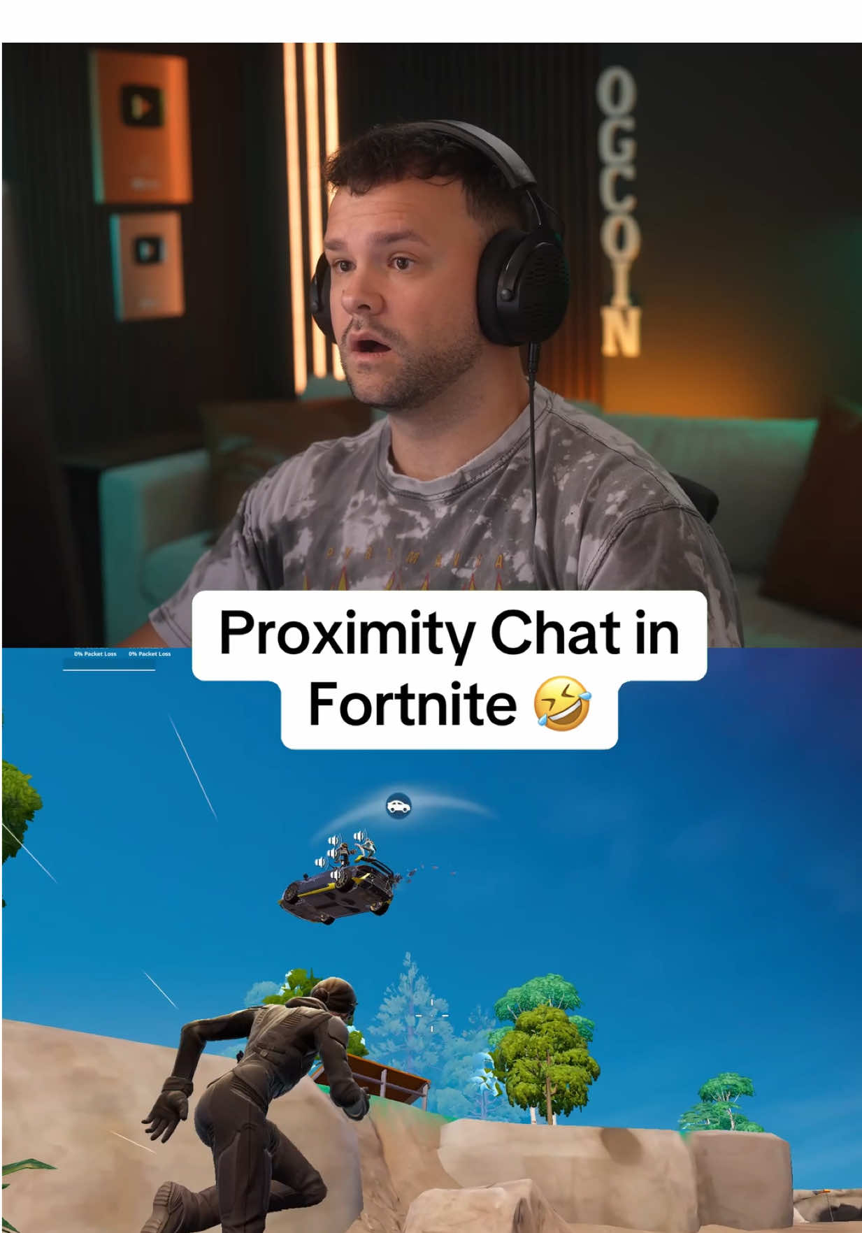 Fortnite is WILD 🤣 #fortnite #proximitychat