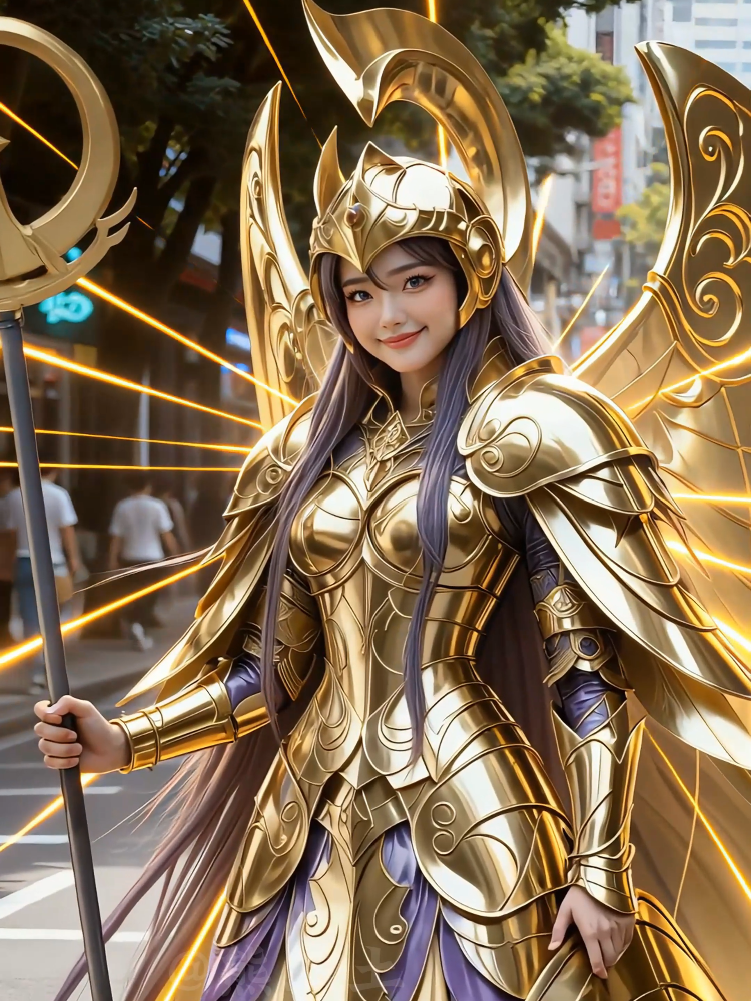 Athena Miss Sarui’s Holy Armor #SaintSeiya #LiveActionAnime #cosplay
