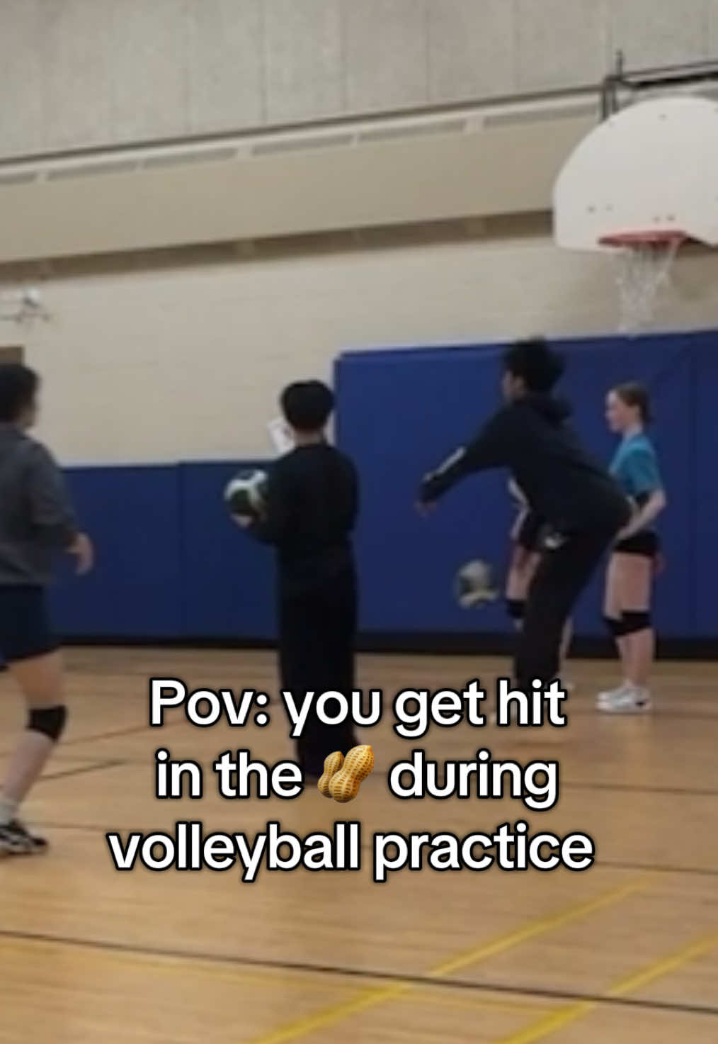 I should more aware next time ☝️🤓😂 #pov #volleyballpractice #volleyballislife #funny #drvballer 